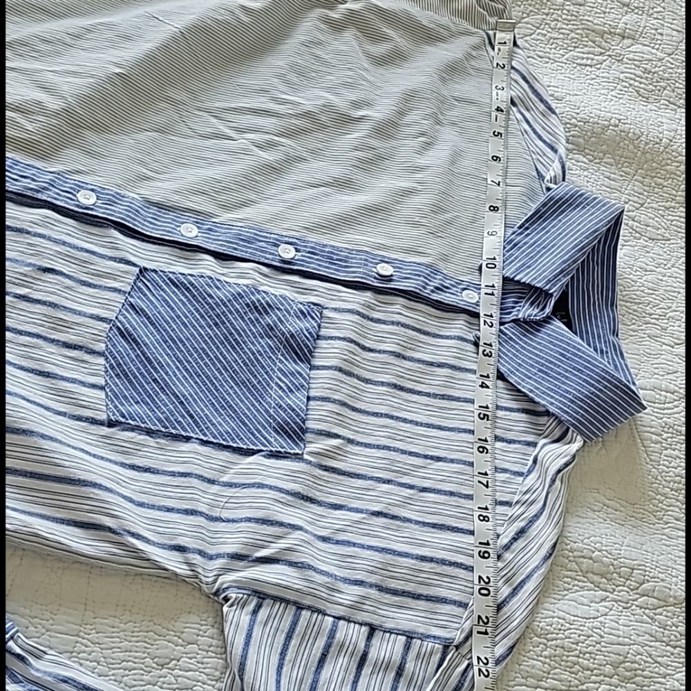 Lulu's Contrast Button-Down Longsleeves Shirt - image 8